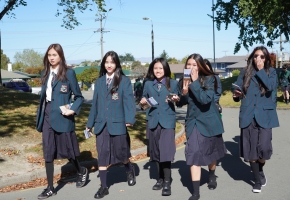 Girls in uniform