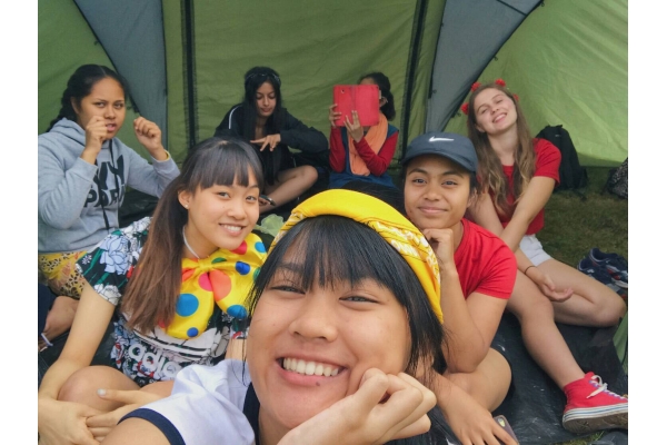 น้องสีน้ำกับกิจกรรมกีฬาสีHillcrest High School
